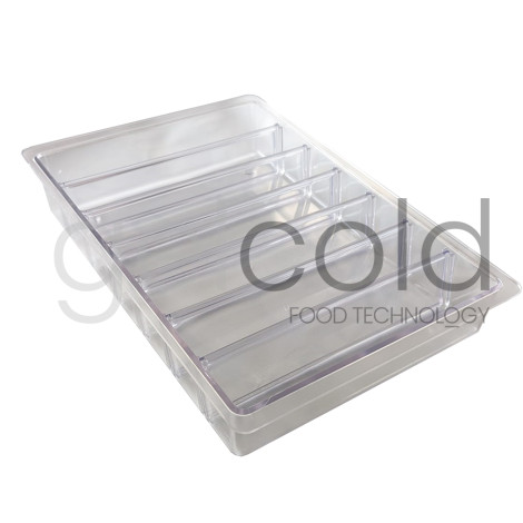 Cubeta portasticks accesorio de almacenaje para los helados artesanales