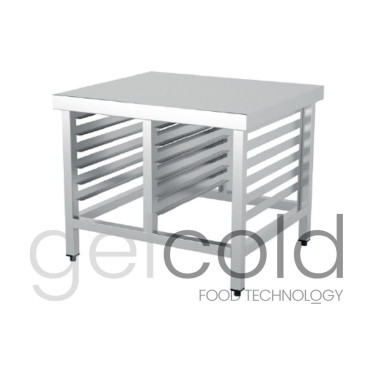 Mesa soporte para horno con guías