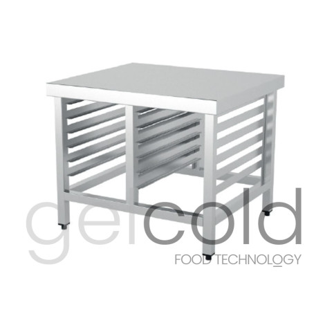 Mesa soporte para horno con guías