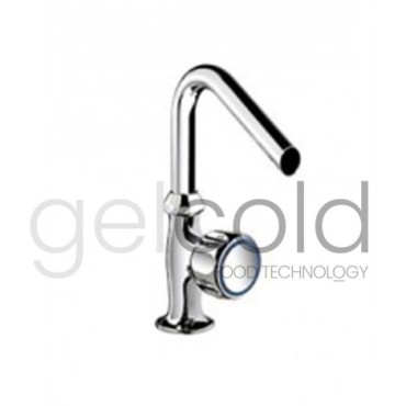 Caño con llave para lavaporcionador profesional de heladería