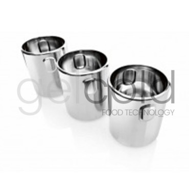 Carapina inox de heladería para carapinas Ø 200 antirotación