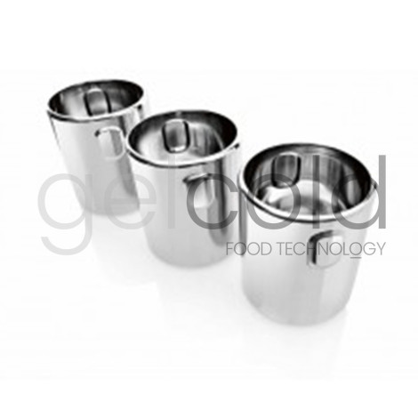 Carapina inox de heladería para carapinas Ø 200 antirotación