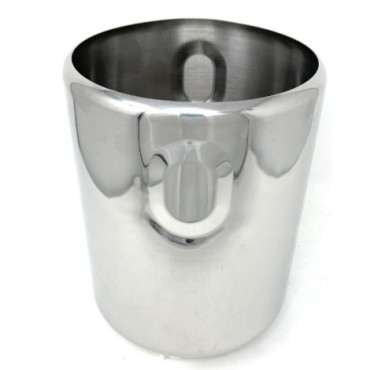 Contenedor inox para carapinas Ø 210 antirotación de heladería