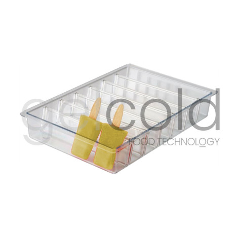 Cubeta de heladería portasticks para polos