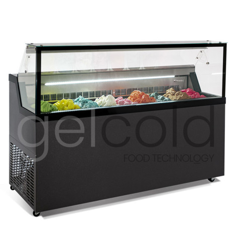 vitrina para servicio de helados y cremas