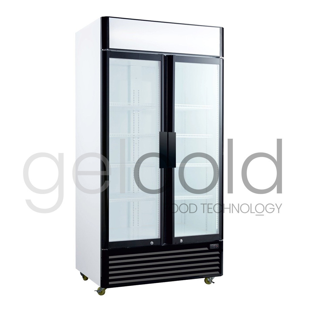 Armario expositor regrigerado 800 Lt. dos puertas batientes