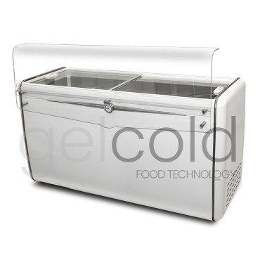Mostrador de heladería para la venta por impulso de polos y helados