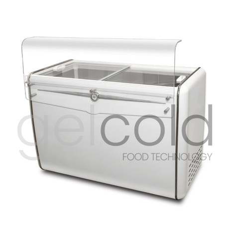 Mostrador de heladería para la venta por impulso de polos y helados