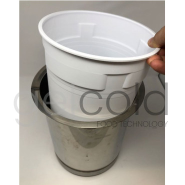 Carapina desechable profesional Ø 200 de heladería