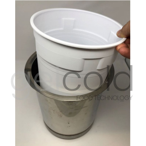 Carapina desechable profesional Ø 200 de heladería