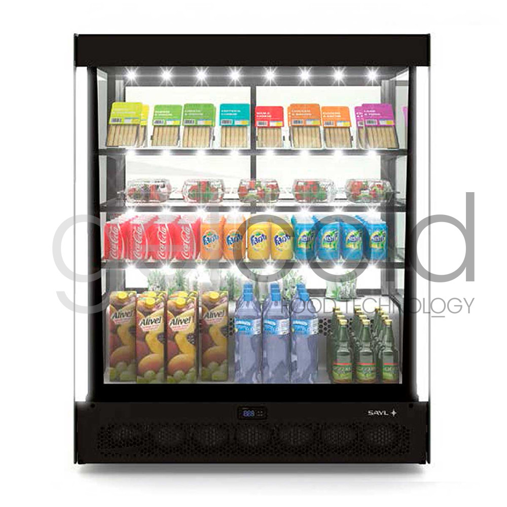 Vitrina pak cristal recto