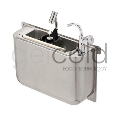 Lavaporcionador ducha con grifo profesional de heladería