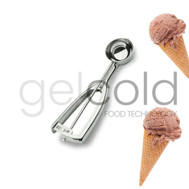 Porcionador inox de uso profesional para formar bolas de helados.