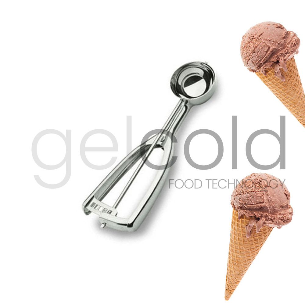 Porcionador inox de uso profesional para formar bolas de helados.
